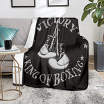 Victory King Of Boxing Print Blanket