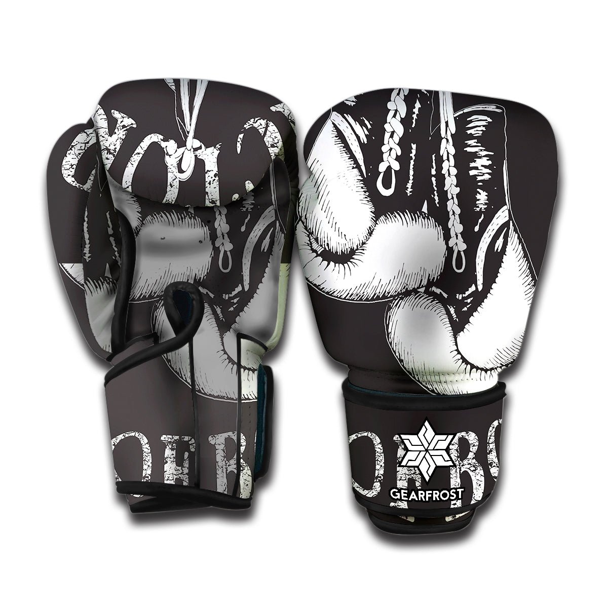 Victory King Of Boxing Print Boxing Gloves