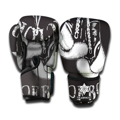 Victory King Of Boxing Print Boxing Gloves