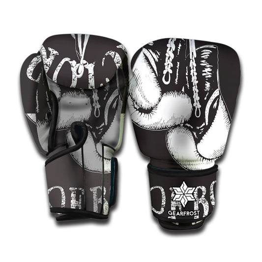 Victory King Of Boxing Print Boxing Gloves