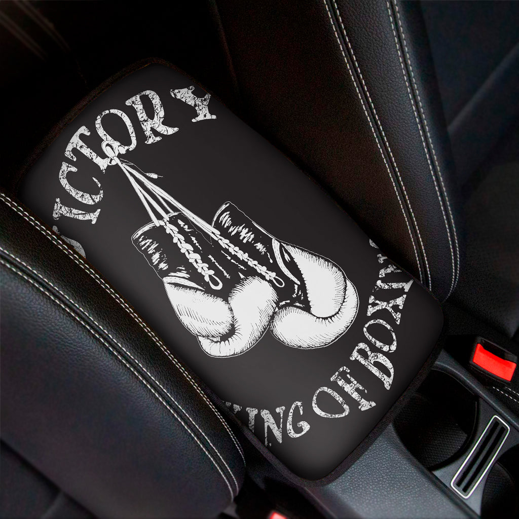 Victory King Of Boxing Print Car Center Console Cover
