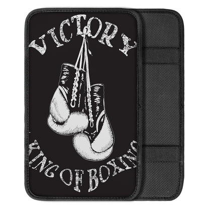 Victory King Of Boxing Print Car Center Console Cover