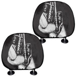 Victory King Of Boxing Print Car Headrest Covers