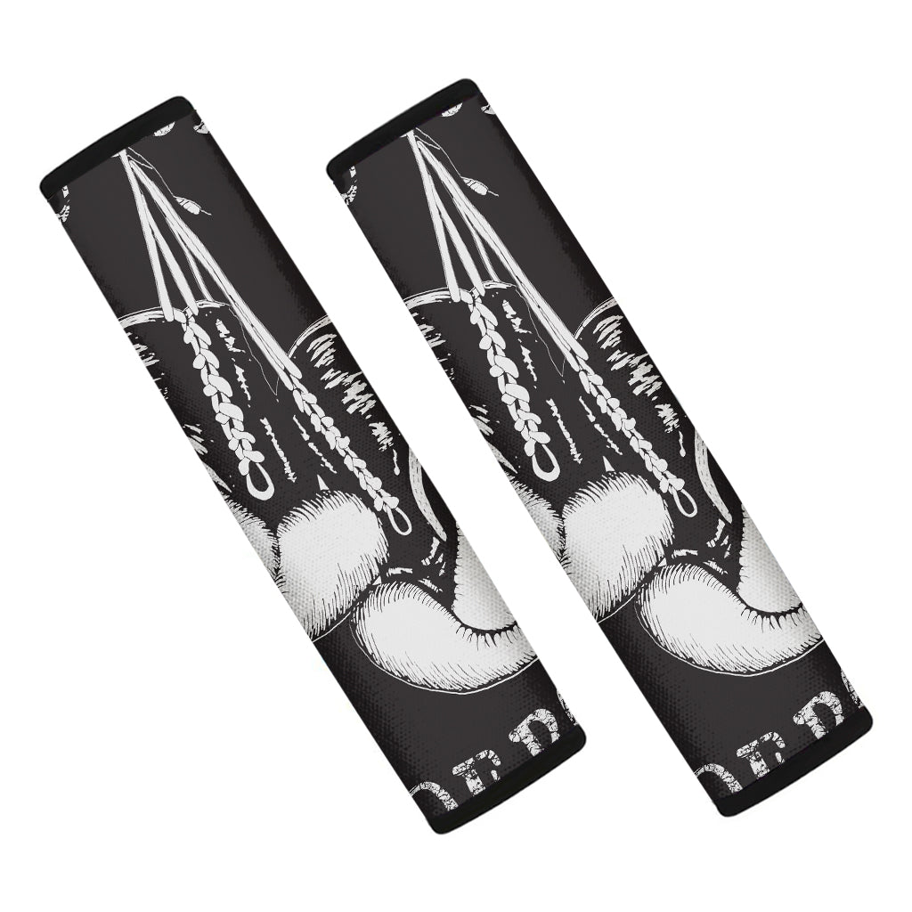 Victory King Of Boxing Print Car Seat Belt Covers