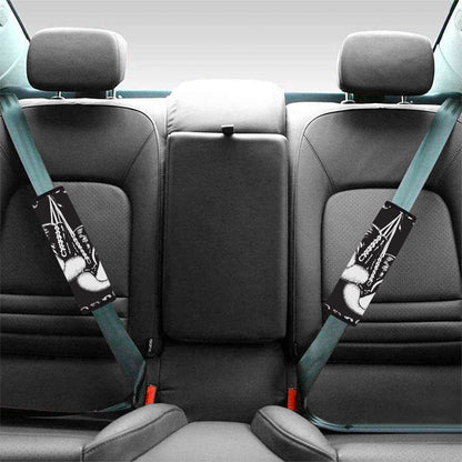 Victory King Of Boxing Print Car Seat Belt Covers