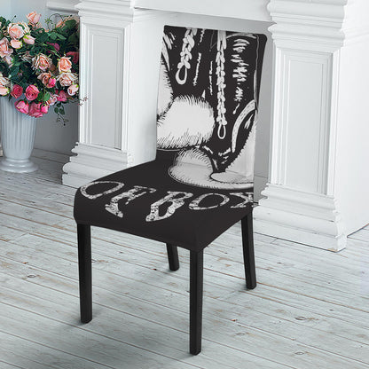 Victory King Of Boxing Print Dining Chair Slipcover