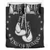 Victory King Of Boxing Print Duvet Cover Bedding Set