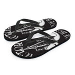 Victory King Of Boxing Print Flip Flops