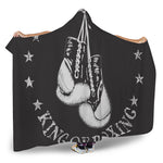 Victory King Of Boxing Print Hooded Blanket