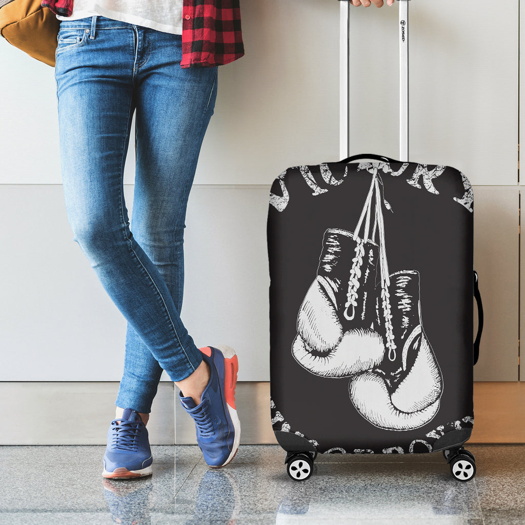Victory King Of Boxing Print Luggage Cover