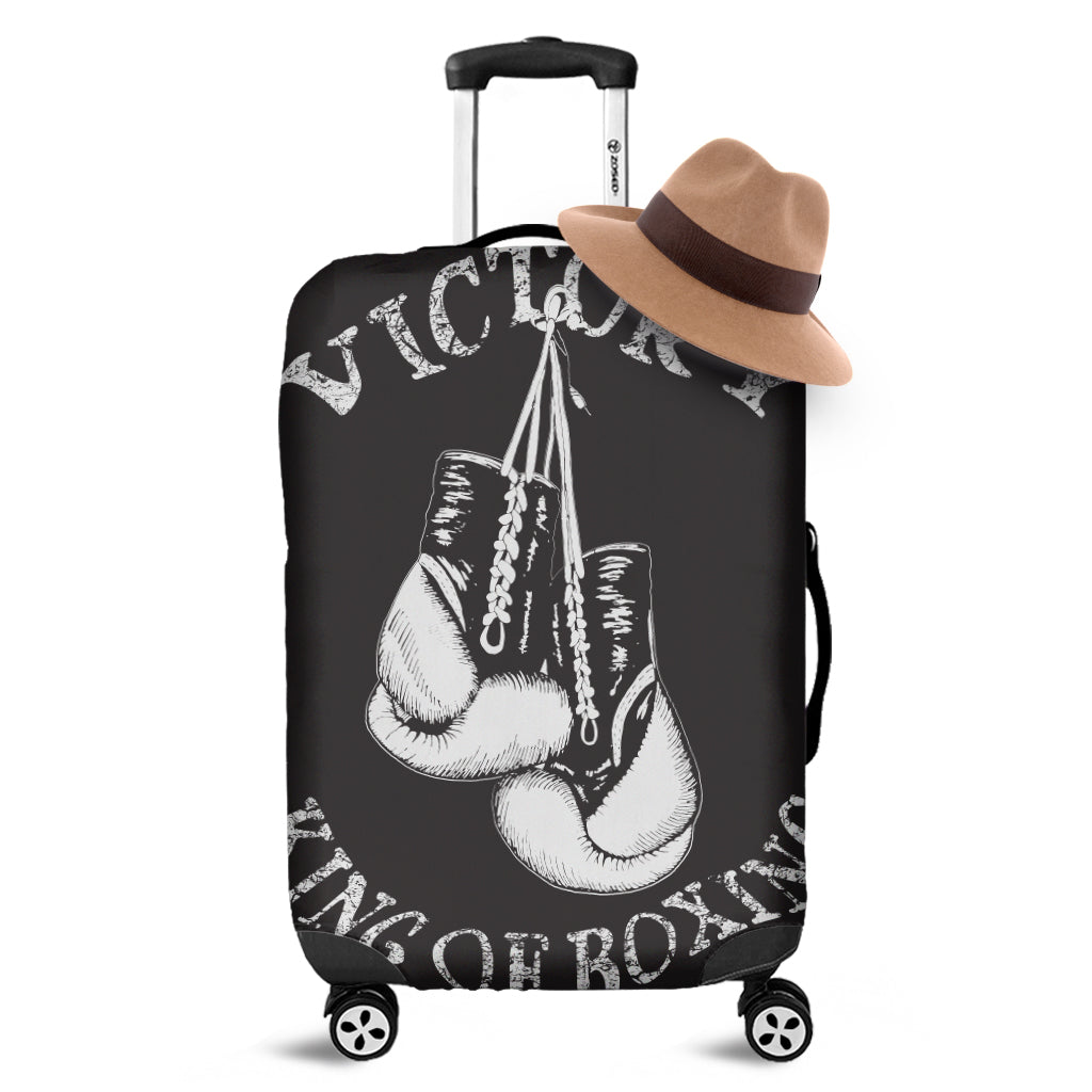 Victory King Of Boxing Print Luggage Cover