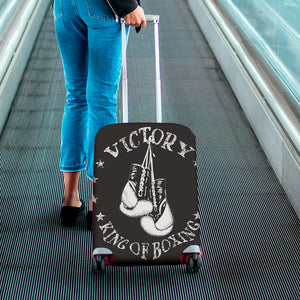 Victory King Of Boxing Print Luggage Cover