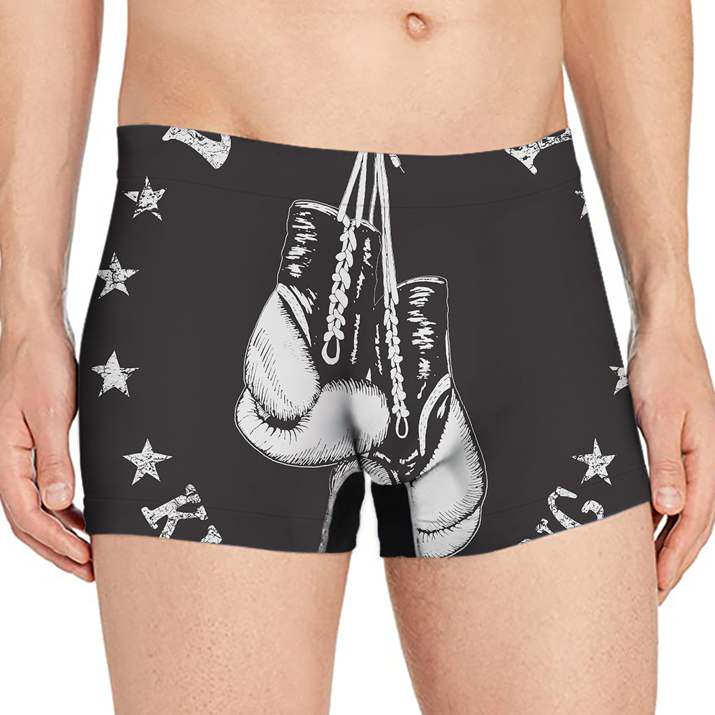 Victory King Of Boxing Print Men's Boxer Briefs