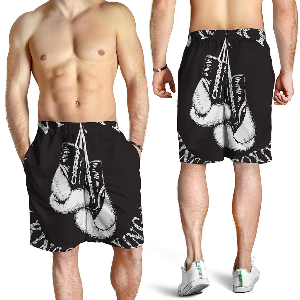 Victory King Of Boxing Print Men's Shorts