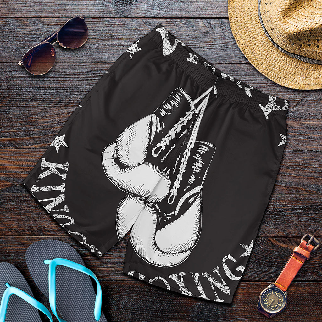 Victory King Of Boxing Print Men's Shorts