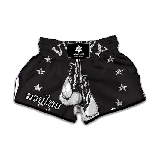 Victory King Of Boxing Print Muay Thai Boxing Shorts