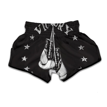Victory King Of Boxing Print Muay Thai Boxing Shorts