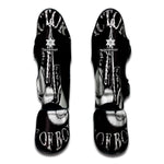 Victory King Of Boxing Print Muay Thai Shin Guard