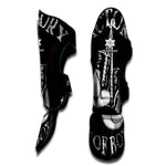 Victory King Of Boxing Print Muay Thai Shin Guard