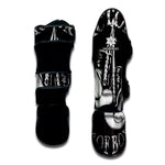 Victory King Of Boxing Print Muay Thai Shin Guard