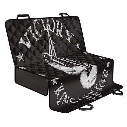 Victory King Of Boxing Print Pet Car Back Seat Cover