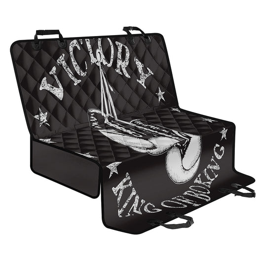 Victory King Of Boxing Print Pet Car Back Seat Cover