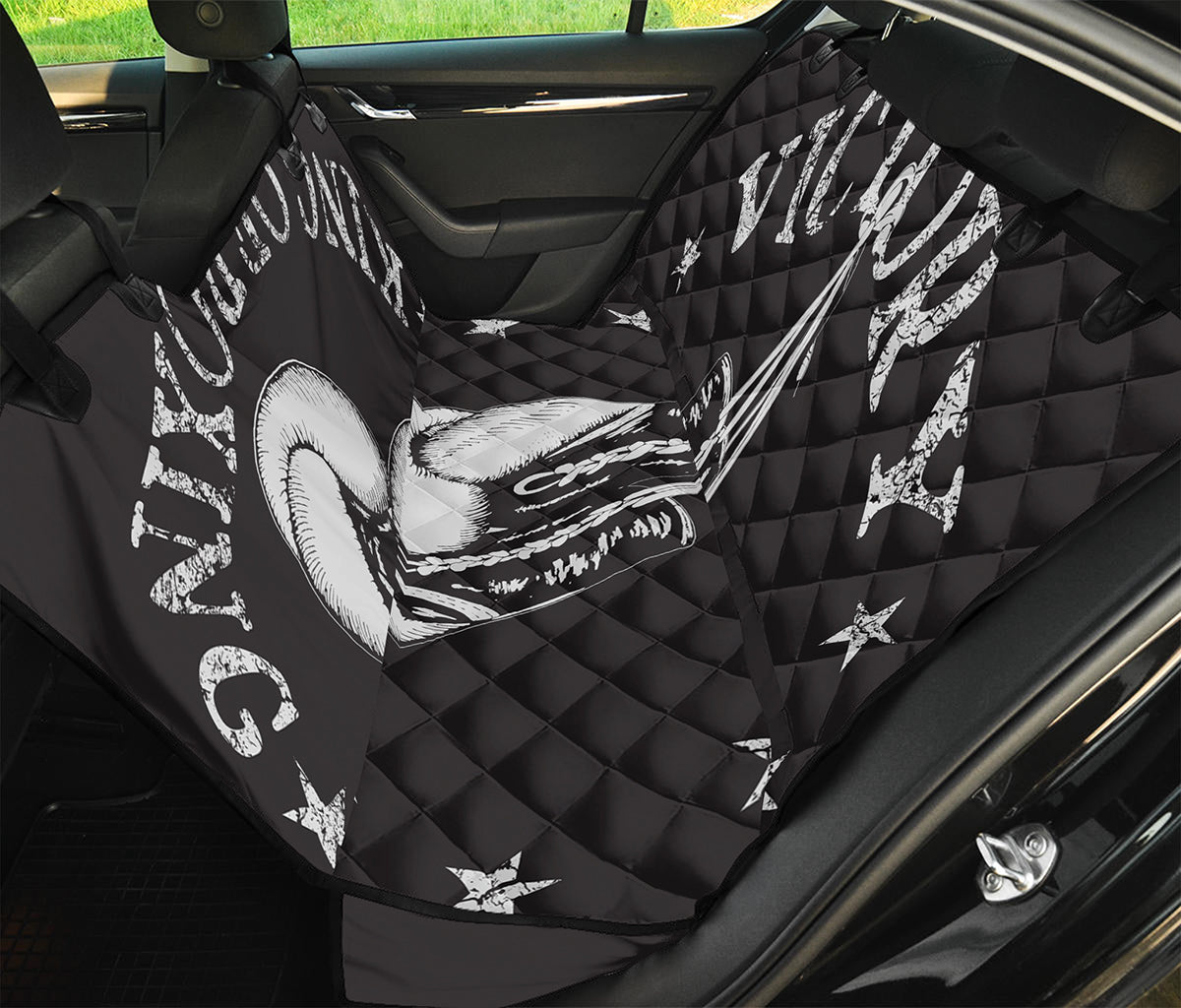 Victory King Of Boxing Print Pet Car Back Seat Cover