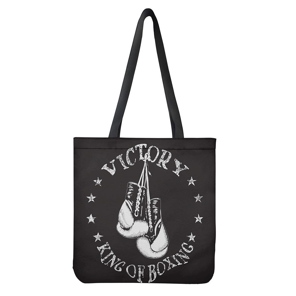 Victory King Of Boxing Print Tote Bag