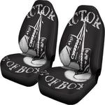 Victory King Of Boxing Print Universal Fit Car Seat Covers