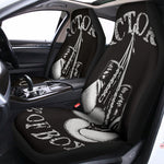 Victory King Of Boxing Print Universal Fit Car Seat Covers
