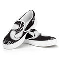 Victory King Of Boxing Print White Slip On Sneakers