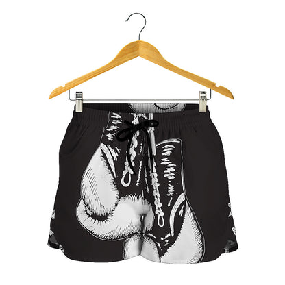 Victory King Of Boxing Print Women's Shorts