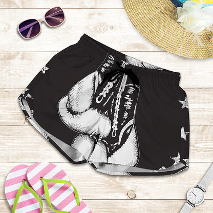 Victory King Of Boxing Print Women's Shorts