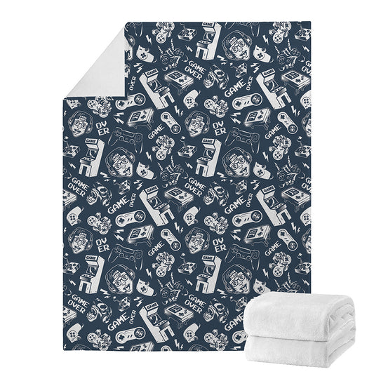 Video Game Devices Pattern Print Blanket