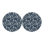 Video Game Devices Pattern Print Car Coasters