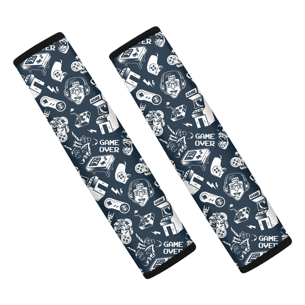 Video Game Devices Pattern Print Car Seat Belt Covers