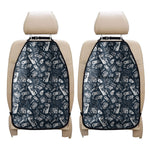 Video Game Devices Pattern Print Car Seat Organizers