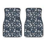 Video Game Devices Pattern Print Front Car Floor Mats