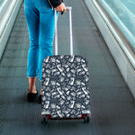 Video Game Devices Pattern Print Luggage Cover