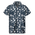 Video Game Devices Pattern Print Men's Short Sleeve Shirt