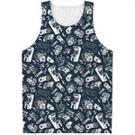 Video Game Devices Pattern Print Men's Tank Top