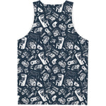 Video Game Devices Pattern Print Men's Tank Top