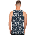 Video Game Devices Pattern Print Men's Tank Top