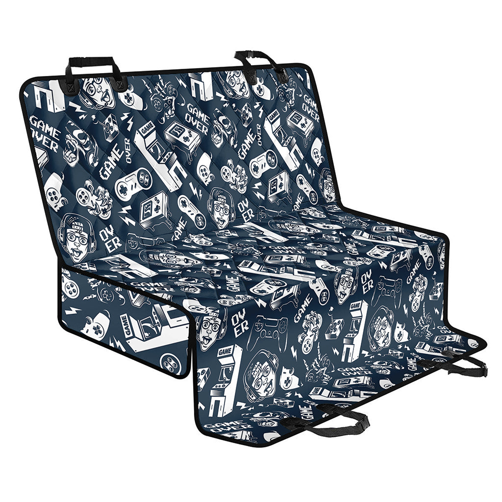 Video Game Devices Pattern Print Pet Car Back Seat Cover