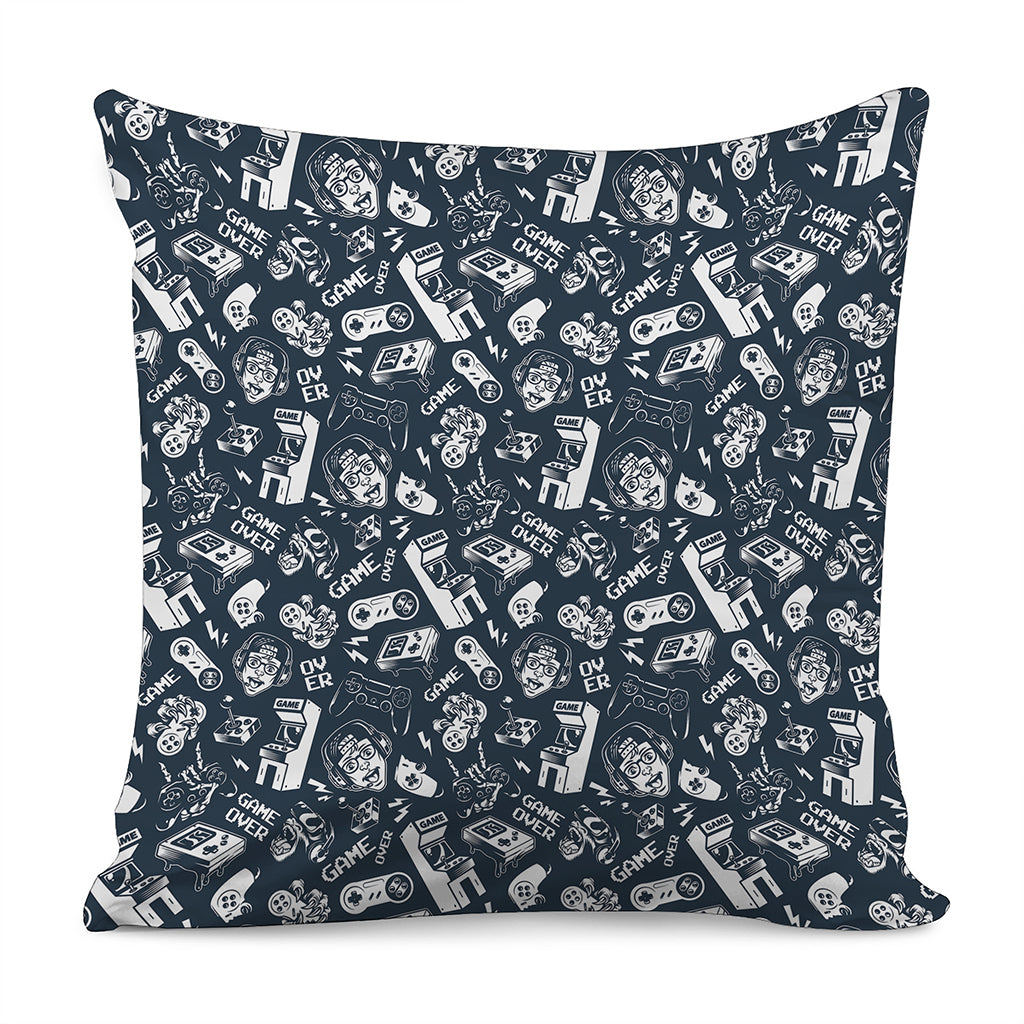 Video Game Devices Pattern Print Pillow Cover