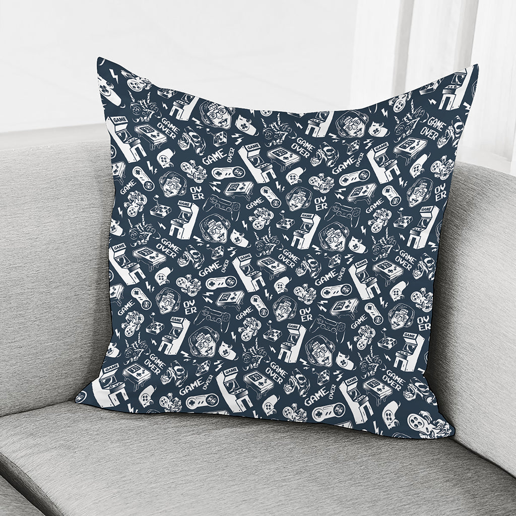 Video Game Devices Pattern Print Pillow Cover