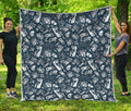 Video Game Devices Pattern Print Quilt