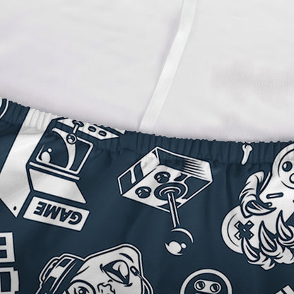 Video Game Devices Pattern Print Sofa Cover