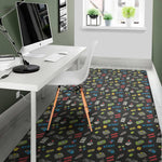 Video Game Gadgets Pattern Print Area Rug