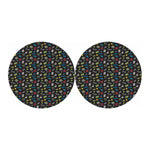 Video Game Gadgets Pattern Print Car Coasters